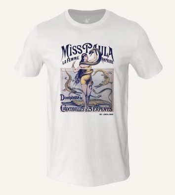 Camiseta Leguas modelo Miss Paula blanco